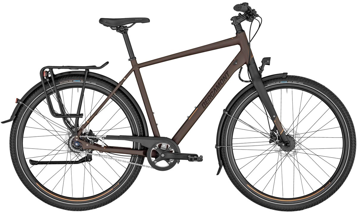 Фотография Велосипед 28" BERGAMONT VITESS N8 FH GENT (2020) 2020 Серо-коричневый